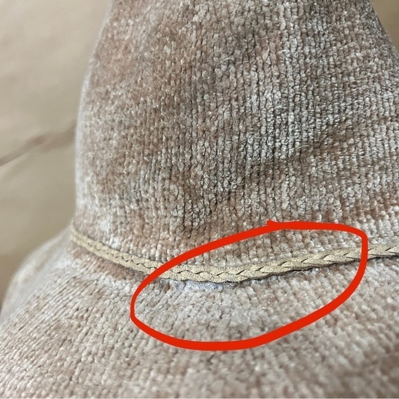 Anthropologie | Chenille Fedora Floppy Western Hat Neutral One Size - Picture 11 of 14